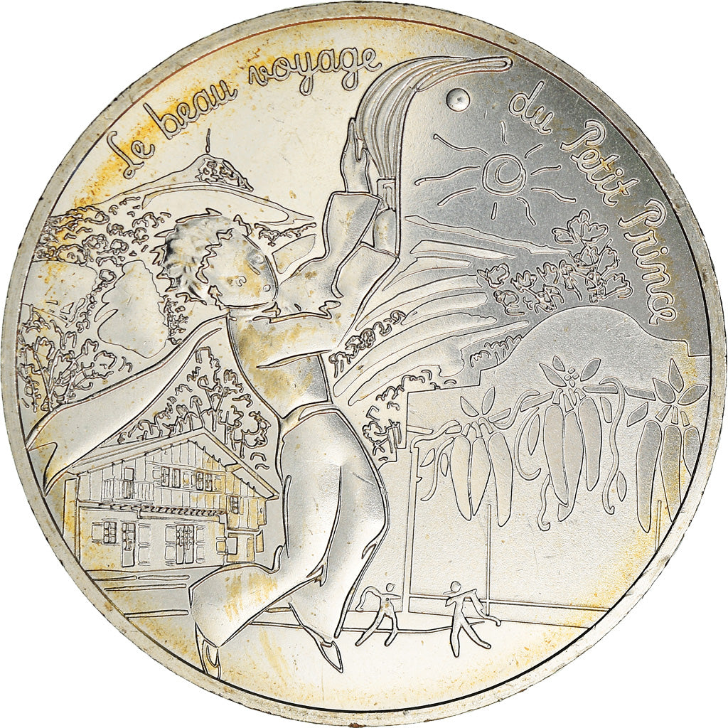 France, 10 Euro, Le Petit Prince - Pays basque, 2016, Paris, MS(65-70), Silver