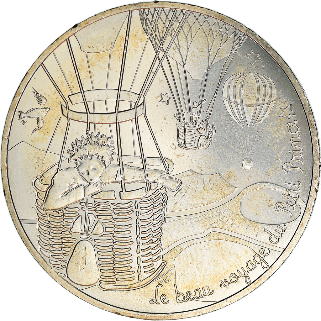France, 10 Euro, Le Petit Prince en montgolfière, 2016, Paris, MS(65-70)