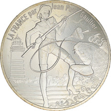 France, 10 Euro, Jean Paul Gaultier, 2017, 9, MS(65-70), Silver