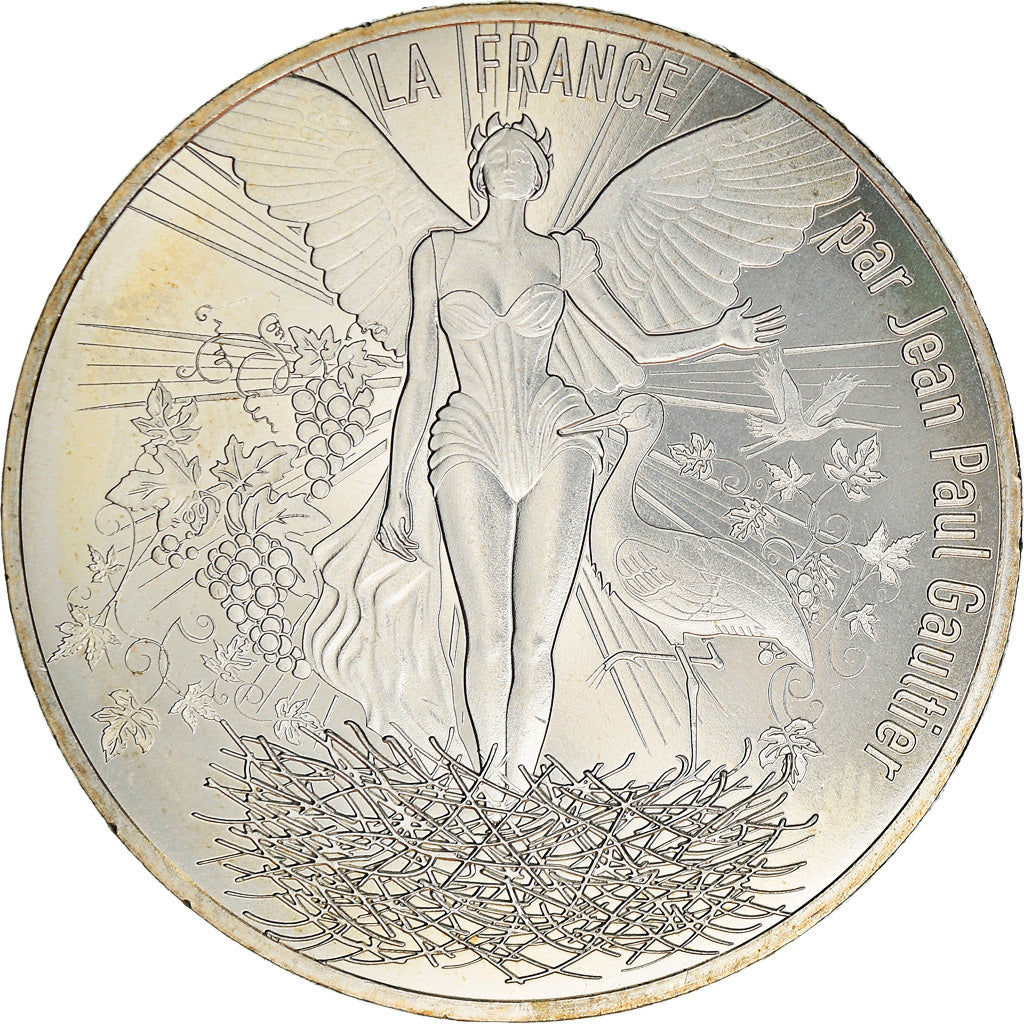 France, 10 Euro, Jean Paul Gaultier, 2017, 12, MS(65-70), Silver