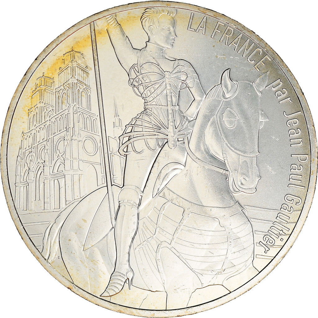 France, 10 Euro, Jean Paul Gaultier, 2017, 6, MS(65-70), Silver