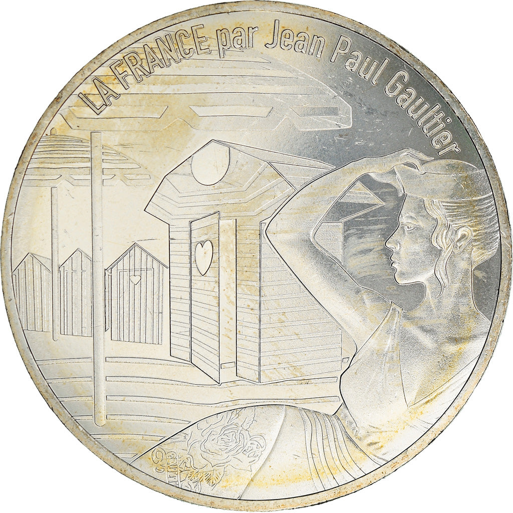 France, 10 Euro, Jean Paul Gaultier, 2017, 8, MS(65-70), Silver
