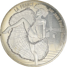 France, 10 Euro, Jean Paul Gaultier, 2017, 1, MS(65-70), Silver