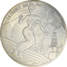 France, 10 Euro, Jean Paul Gaultier, 2017, MS(65-70), Silver