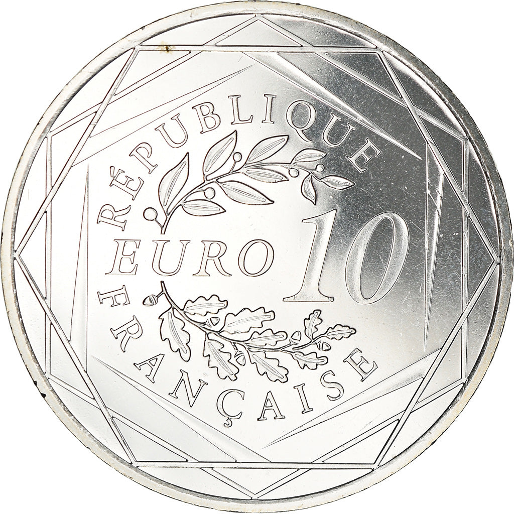 Francja, 10 Euro, Hercule, 2012, Paris, FDC, MS(65-70), Srebro, Gadoury:EU 516