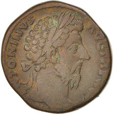 Marcus Aurelius, Sestertius, Rome, VF(20-25), Bronze, RIC #1001, 25.29