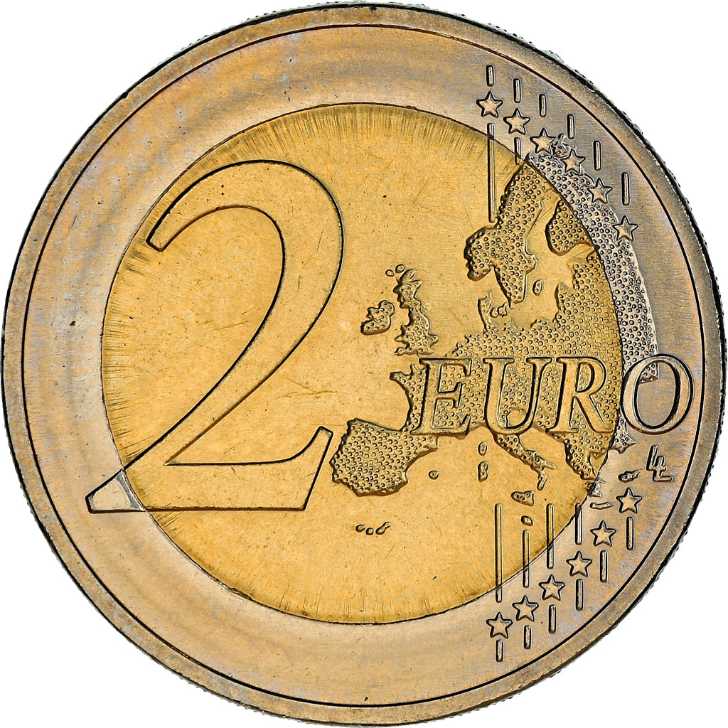 GERMANY - FEDERAL REPUBLIC, 2 Euro, BAYERN, 2012, Berlin, MS(63), Bi-Metallic
