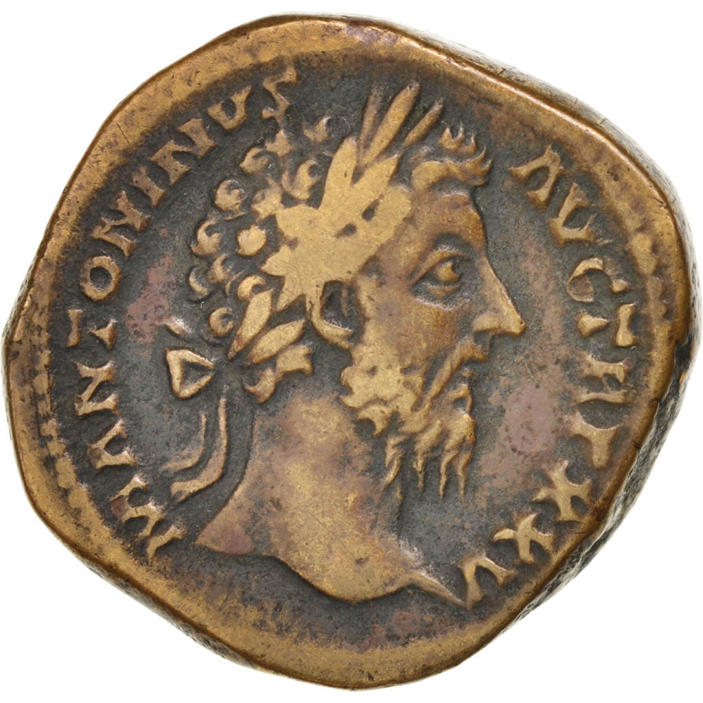Marcus Aurelius, Sestertius, Rome, EF(40-45), Bronze, RIC #1001, 28.27