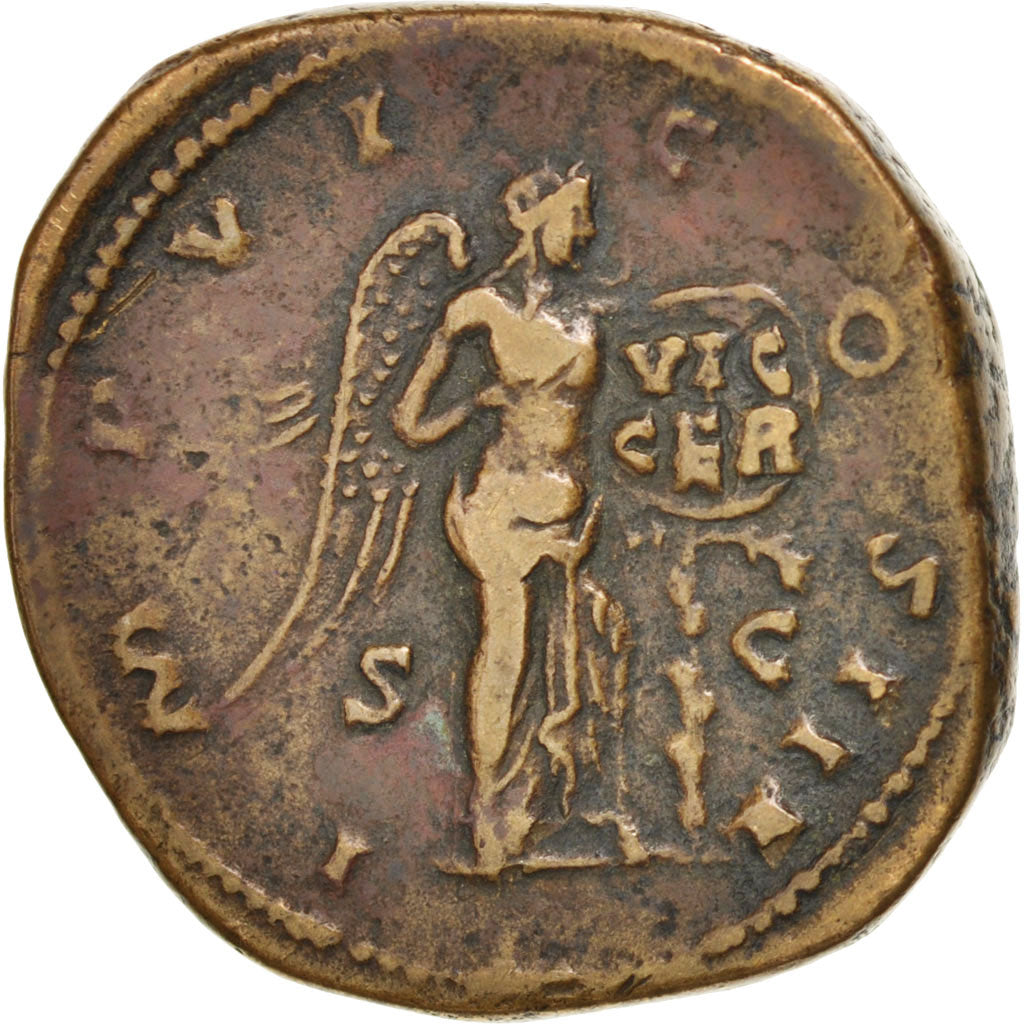 Marcus Aurelius, Sestertius, Rome, EF(40-45), Bronze, RIC #1001, 28.27