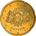 Latvia, 20 Euro Cent, 2014, Stuttgart, MS(64), Brass, KM:154