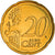 Latvia, 20 Euro Cent, 2014, Stuttgart, MS(64), Brass, KM:154