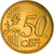 Letónia, 50 Euro Cent, 2014, Stuttgart, MS(64), Latão, KM:155