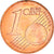 Słowacja, Euro Cent, 2009, Kremnica, MS(64), Miedź platerowana stalą, KM:95