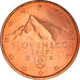 Slowakije, 5 Euro Cent, 2009, Kremnica, UNC, Copper Plated Steel, KM:97
