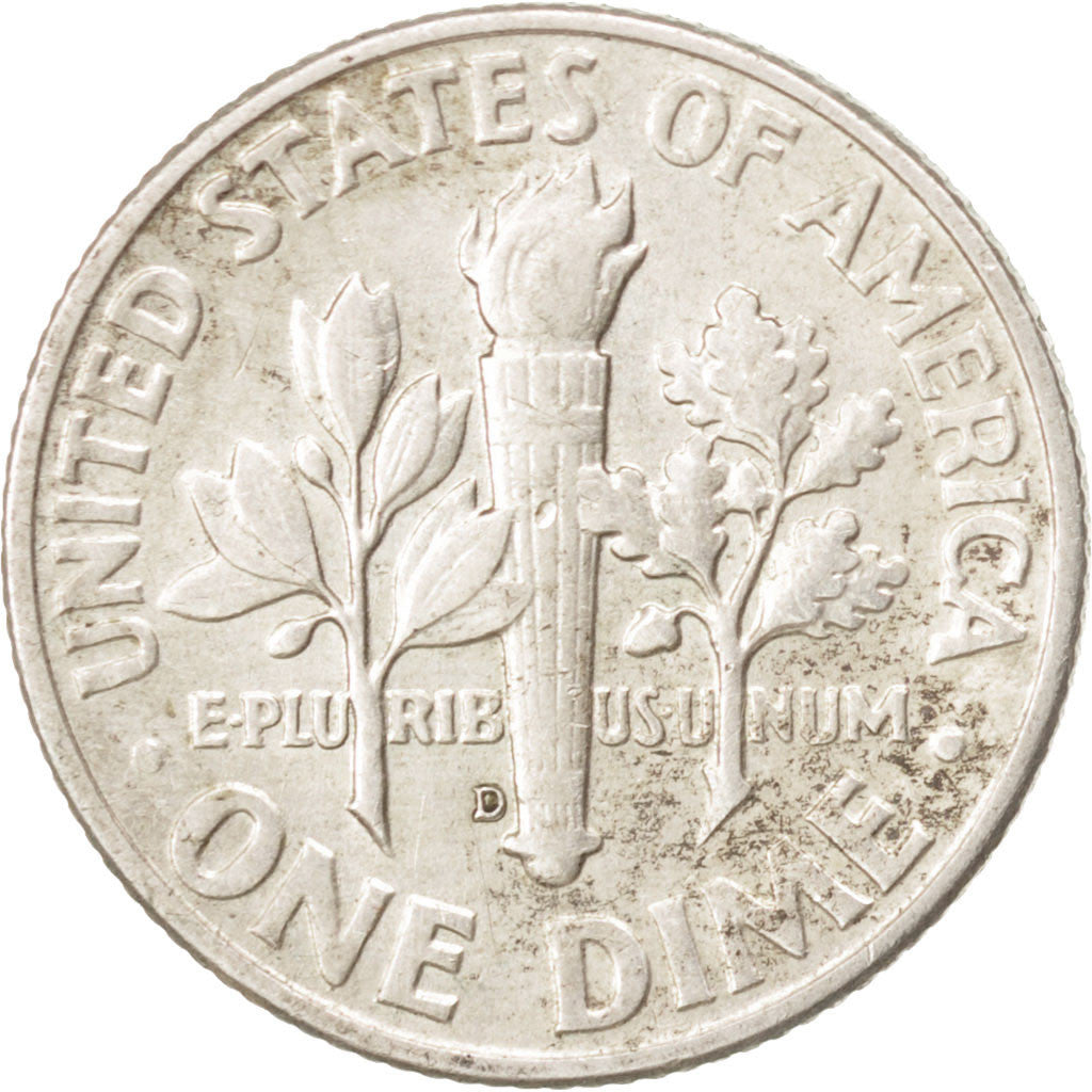 UNITED STATES, Roosevelt Dime, Dime, 1964, U.S. Mint, KM #195, AU(55-58),...