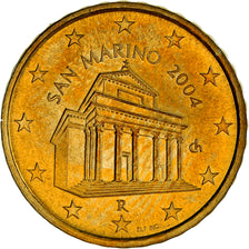 San Marino, 10 Euro Cent, 2003, Rome, MS(65-70), Brass, KM:443