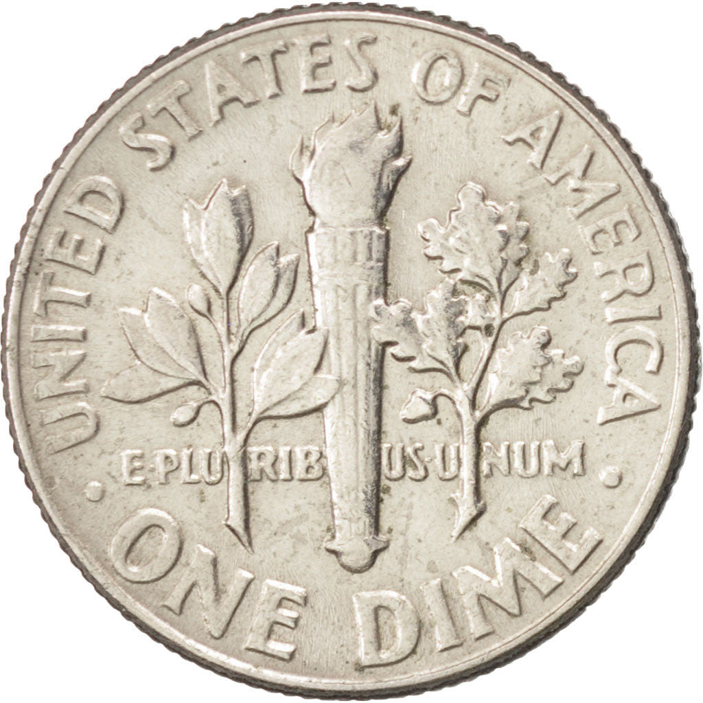 UNITED STATES, Roosevelt Dime, Dime, 1966, U.S. Mint, KM #195a, AU(55-58),...