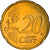Chipre, 20 Euro Cent, 2008, MS(64), Latão, KM:82