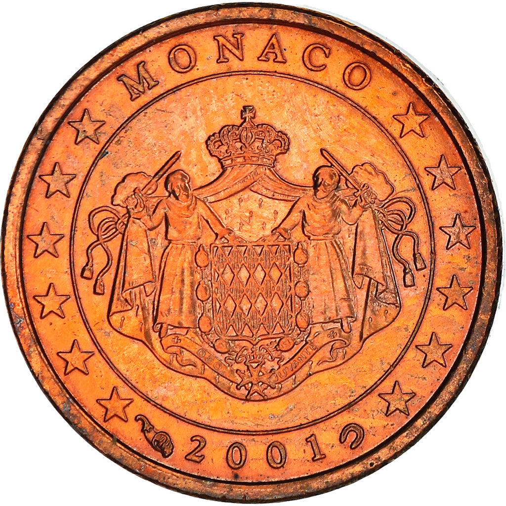 Monaco, Euro Cent, 2003, Paris, UNZ, Copper Plated Steel, KM:167