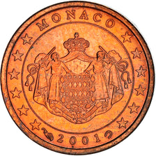 Mónaco, Euro Cent, 2003, Paris, MS(63), Aço Cromado a Cobre, KM:167