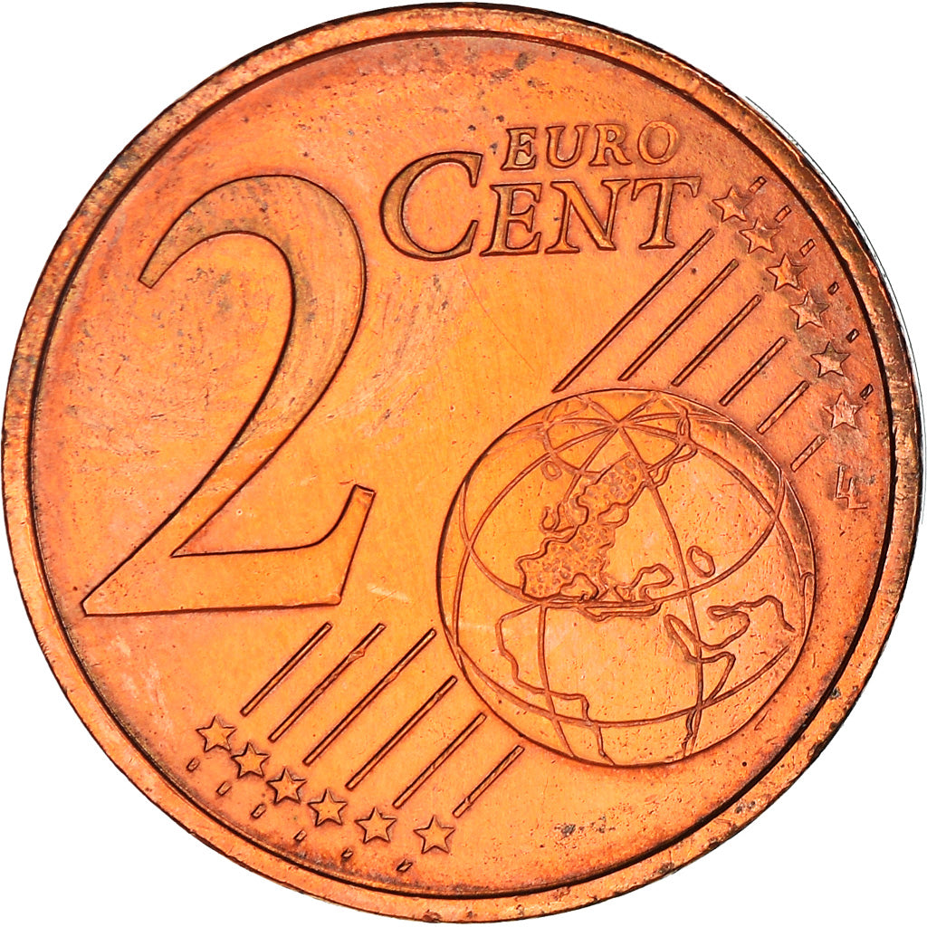 Monaco, 2 Euro Cent, 2003, Paris, MS(63), Copper Plated Steel, KM:168