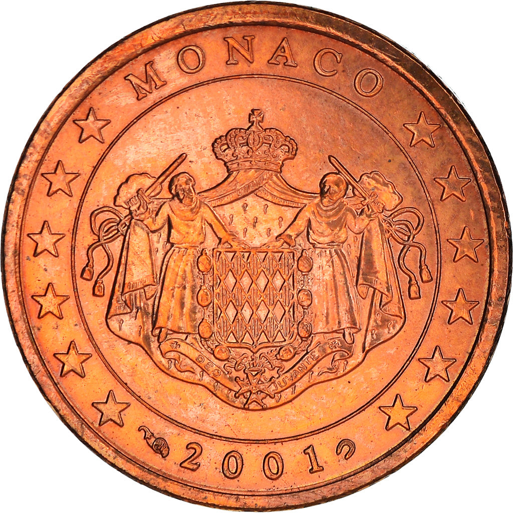 Monaco, 5 Euro Cent, 2003, Paris, MS(63), Copper Plated Steel, KM:169