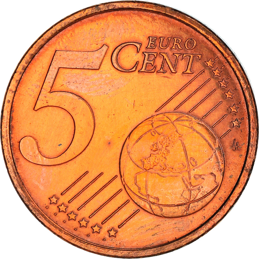 Monaco, 5 Euro Cent, 2003, Paris, MS(63), Copper Plated Steel, KM:169