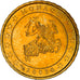 Mónaco, 10 Euro Cent, 2003, Paris, MS(63), Latão, KM:170