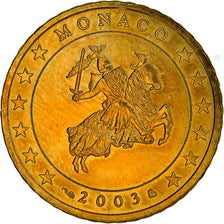 Monaco, 50 Euro Cent, Prince Rainier III, 2003, Paris, UNZ, Messing