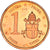 Vaticano, Euro Cent, Type 2, 2005, unofficial private coin, FDC, Acciaio