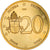 Vaticano, 20 Euro Cent, Type 2, 2005, unofficial private coin, MS(65-70), Latão