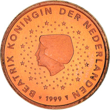 Netherlands, Euro Cent, 1999, Utrecht, BE, MS(63), Copper Plated Steel, KM:234