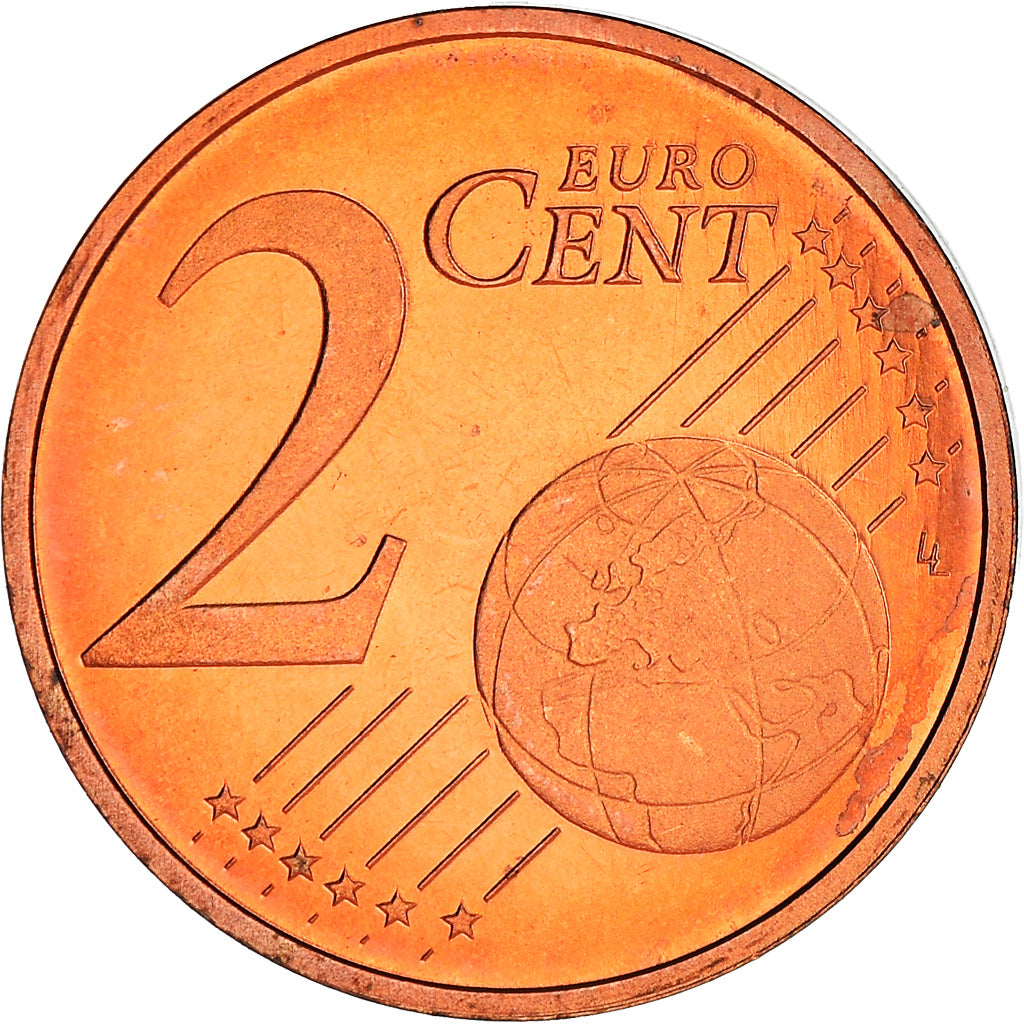 Netherlands, 2 Euro Cent, 1999, BE, MS(63), Copper Plated Steel, KM:New