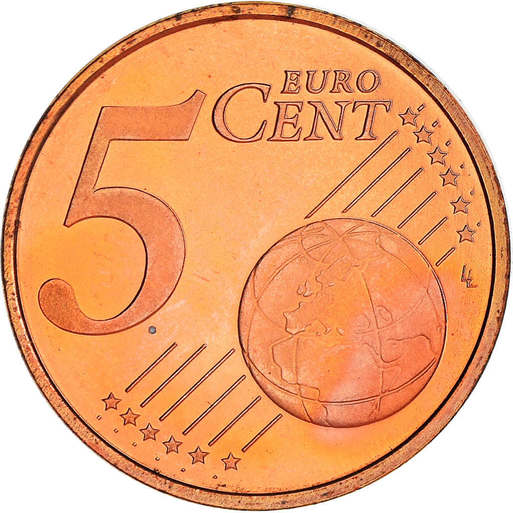 Netherlands, 5 Euro Cent, 1999, BE, MS(63), Copper Plated Steel, KM:New