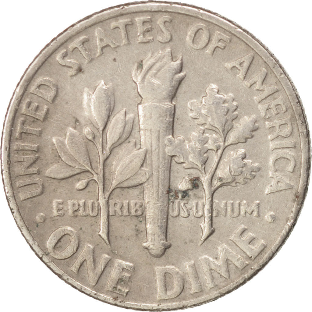 UNITED STATES, Roosevelt Dime, Dime, 1969, U.S. Mint, KM #195a, EF(40-45),...