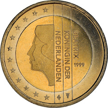 Paesi Bassi, 2 Euro, 1999, BE, SPL, Bi-metallico, KM:New