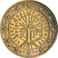 Frankrijk, 2 Euro, 2008, Paris, BU, FDC, Bi-Metallic, Gadoury:8a., KM:1414