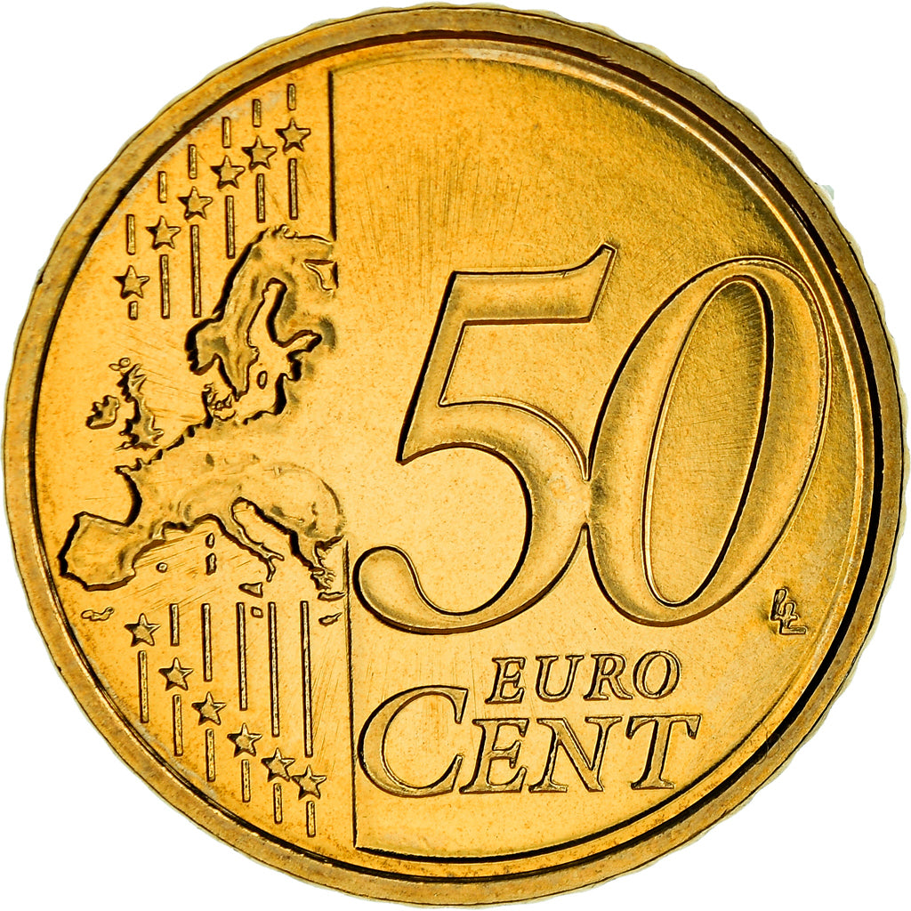 France, 50 Euro Cent, 2009, Paris, BU, MS(65-70), Brass, Gadoury:6a., KM:1412