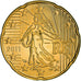 France, 20 Euro Cent, 2011, Paris, BU, MS(65-70), Brass, Gadoury:5a, KM:1411