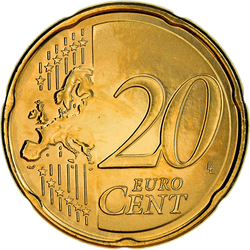 France, 20 Euro Cent, 2011, Paris, BU, MS(65-70), Brass, Gadoury:5a, KM:1411