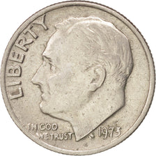 Coin, United States, Roosevelt Dime, Dime, 1973, U.S. Mint, Philadelphia