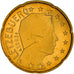 Luxemburgo, 20 Euro Cent, 2003, Utrecht, BU, MS(65-70), Latão, KM:79