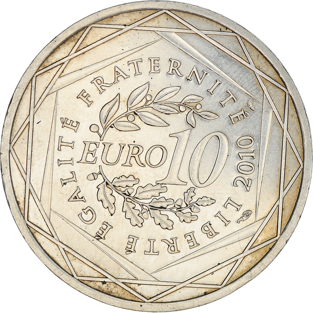 France, 10 Euro, Nord-Pas-de-Calais, 2010, Paris, SUP+, Argent, Gadoury:EU399