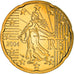 France, 20 Euro Cent, 2004, Paris, BU, MS(65-70), Brass, Gadoury:5., KM:1286