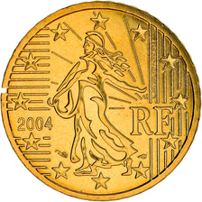 France, 50 Euro Cent, 2004, Paris, BU, MS(65-70), Brass, Gadoury:6., KM:1287