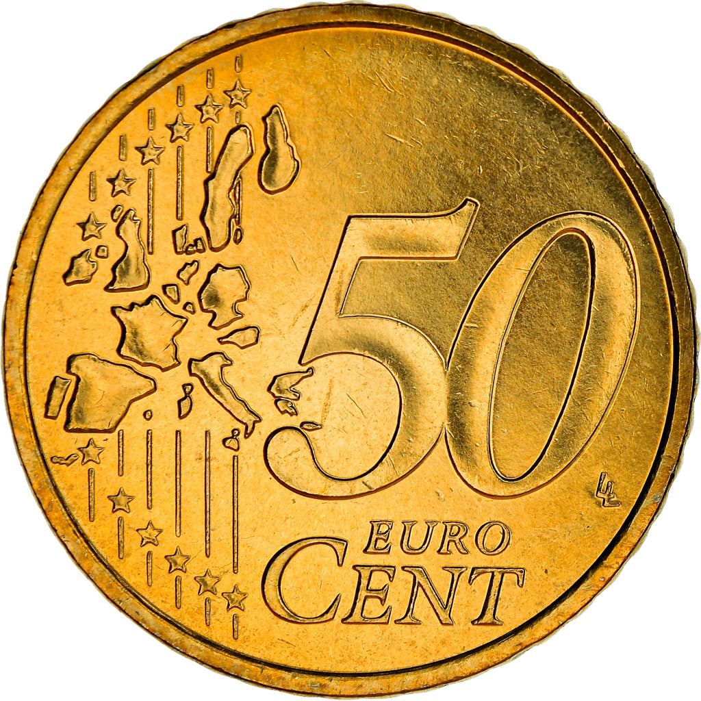 France, 50 Euro Cent, 2005, Paris, BU, MS(65-70), Brass, Gadoury:5., KM:1287