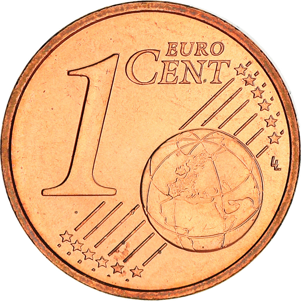 Francja, Euro Cent, 2003, Paris, BU, MS(65-70), Miedź platerowana stalą