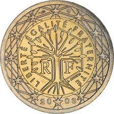 France, 2 Euro, 2003, Paris, BU, FDC, Bimétallique, KM:1289
