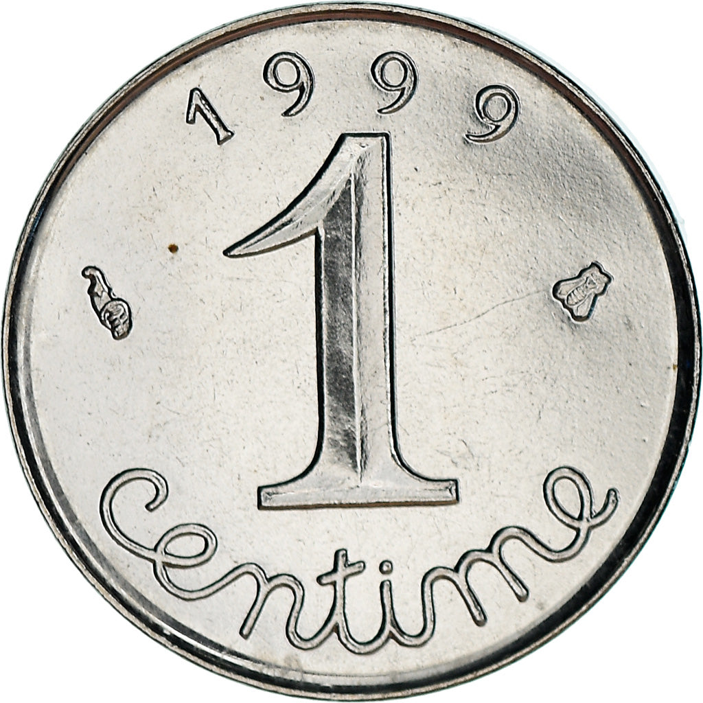 Monnaie, France, Épi, Centime, 1999, Paris, BU, FDC, Stainless Steel