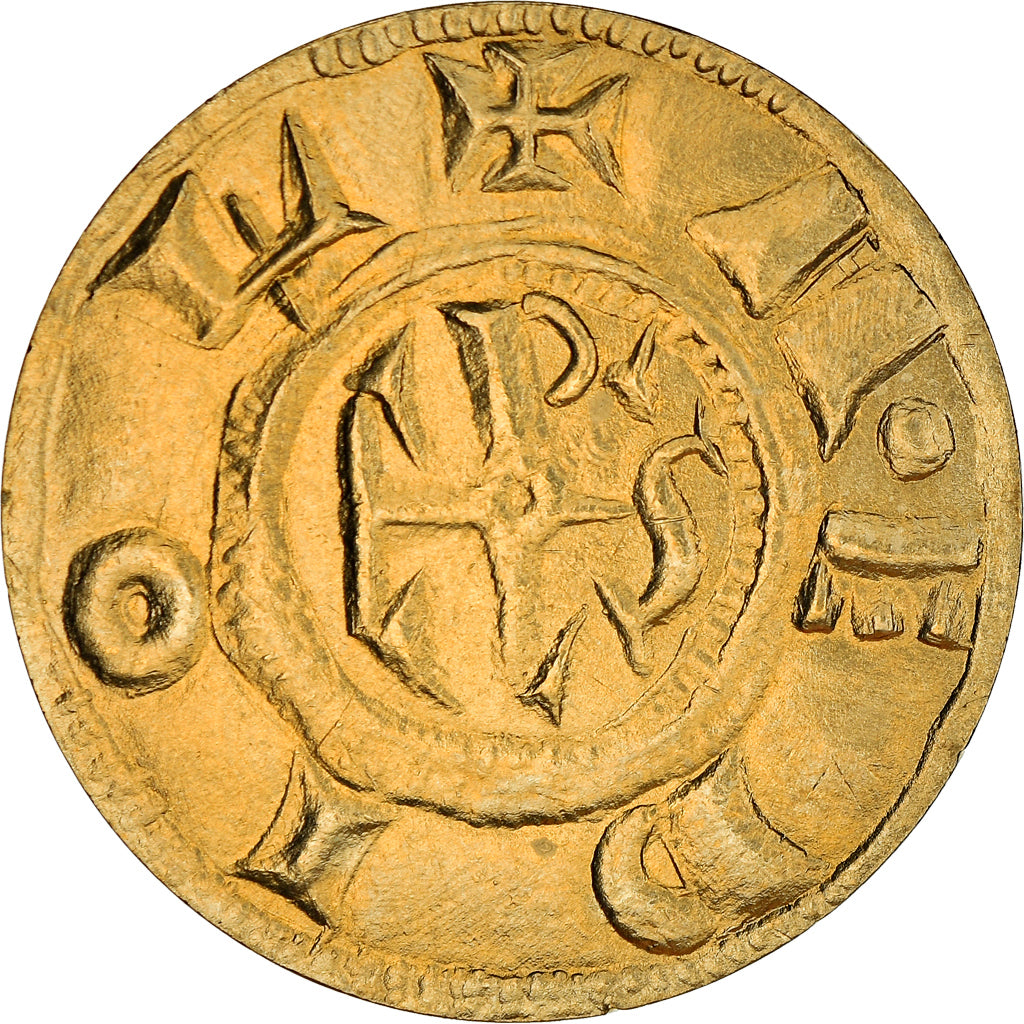 France, Medal, Reproduction, Denier de Charlemagne, MDP, MS(65-70)